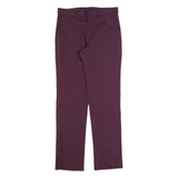 TOMMY HILFIGER Chino Mens Trousers Purple Slim Straight W28 L30