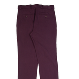 TOMMY HILFIGER Chino Mens Trousers Purple Slim Straight W28 L30