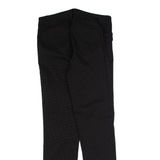 VAN HEUSEN Spotted Womens Trousers Black Slim Skinny W28 L30