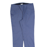 VAN HEUSEN Striped Womens Trousers Blue Slim Skinny W28 L28