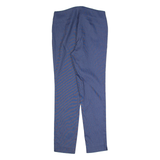 VAN HEUSEN Striped Womens Trousers Blue Slim Skinny W28 L28