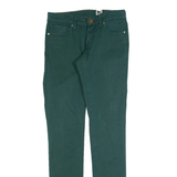 MISSONI Mens Trousers Green Slim Skinny W28 L33