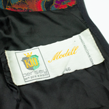 Womens Day Dress Red Floral Long Sleeve Knee Length L