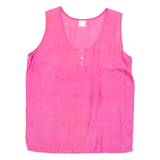 Womens Vest Pink Sleeveless M