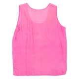 Womens Vest Pink Sleeveless M