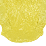 Womens Printed Blouse Green Long Sleeve Paisley XL