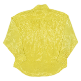 Womens Printed Blouse Green Long Sleeve Paisley XL