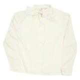 Womens Blouse Cream Long Sleeve L