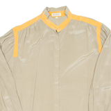 Womens Blouse Beige Long Sleeve L