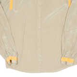 Womens Blouse Beige Long Sleeve L