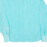 Womens Blouse Blue Long Sleeve M