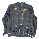 Womens Blouse Black Long Sleeve M