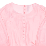 Womens Top Pink 3/4 Sleeve M