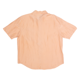 CHARLES VOGELE Womens Bodysuit Shirt Pink Collared 90s L