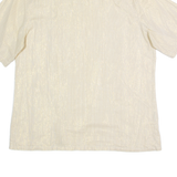 Womens Blouse Gold 90s Striped L