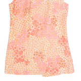 Open Womens Printed Vest Pink Strapless 90s Floral M