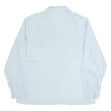 ROSE BRAND Embroidered Womens Blouse Shirt Blue Collared 90s M