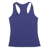 Stretch Womens Sports Vest Blue Sleeveless S