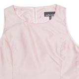 NADIA NARDI Womens Vest Pink Sleeveless 90s L
