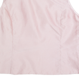 NADIA NARDI Womens Vest Pink Sleeveless 90s L