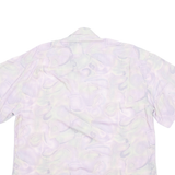 Mens Shirt Purple Crazy Pattern L