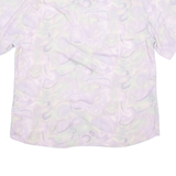 Mens Shirt Purple Crazy Pattern L