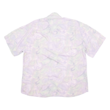 Mens Shirt Purple Crazy Pattern L