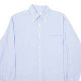 LACOSTE Mens Formal Shirt Blue Long Sleeve M