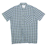 TOP MARKET Mens Shirt Green Check L