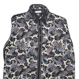 LECHE Mens Shirt Black Paisley M