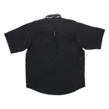 LECHE Mens Shirt Black Paisley M