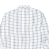 NEWPORT Mens Shirt White Check Long Sleeve 2XL