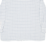 NEWPORT Mens Shirt White Check Long Sleeve 2XL