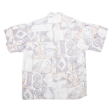 MODE MONSTER Mens Shirt Grey Crazy Pattern L