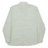 CITY LIFE Mens Shirt Green Check Long Sleeve XL