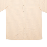 NEW CLASSIC Mens Shirt Orange Striped M