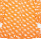 Womens Shirt Orange Floral Long Sleeve XL