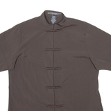 NEOL ASMAR Mens Plain Shirt Brown M