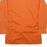SILVER HORSE Mens Plain Shirt Orange Long Sleeve M