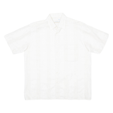COSMOPOLITAN Mens Plain Shirt White L