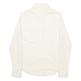 BRABEK DESIGN Womens Plain Shirt Beige Long Sleeve S