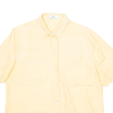 Womens Plain Shirt Yellow M