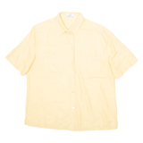 Womens Plain Shirt Yellow M