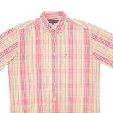 TOMMY HILFIGER Mens Shirt Red Check M