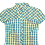 THE NORTH FACE Womens Shirt Green Check XS