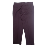 S.P Workwear Womens Trousers Purple Loose Straight W36 L29