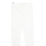 REPLAY Womens Trousers White Regular Skinny W26 L27