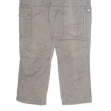 ROUNDER Cargo 3/4 Mens Trousers Grey Regular Straight 90s W32 L28