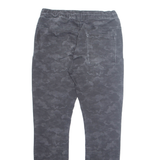 JOG DENIM Camo Mens Trousers Grey Regular Tapered W30 L30