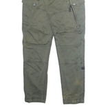G-STAR RAW Cargo Mens Trousers Green Regular Tapered W28 L29